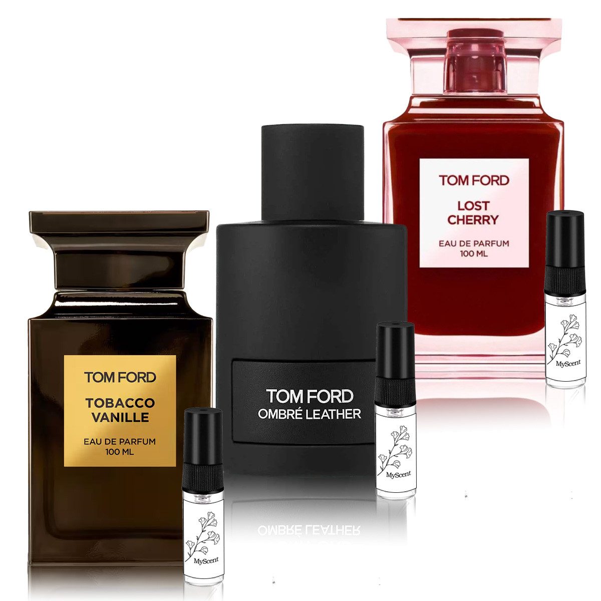 Parfum Discovery Set Unisex Top 3 Tom Ford Bestseller Duftproben